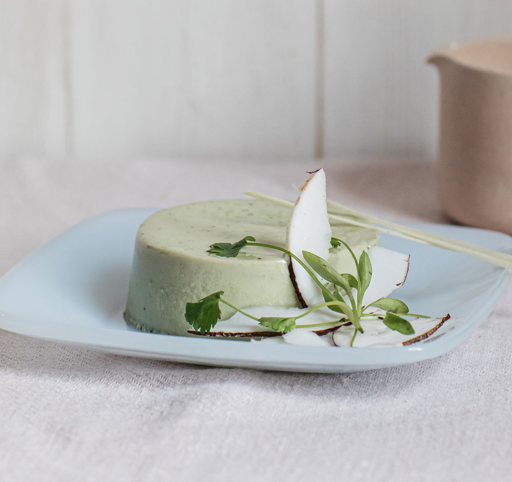 Coconut & Coriander Panna Cotta