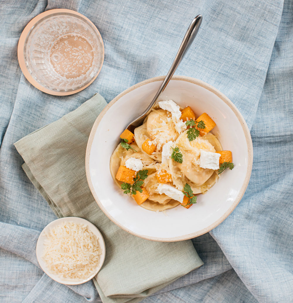 Goat's Cheese Ravioli