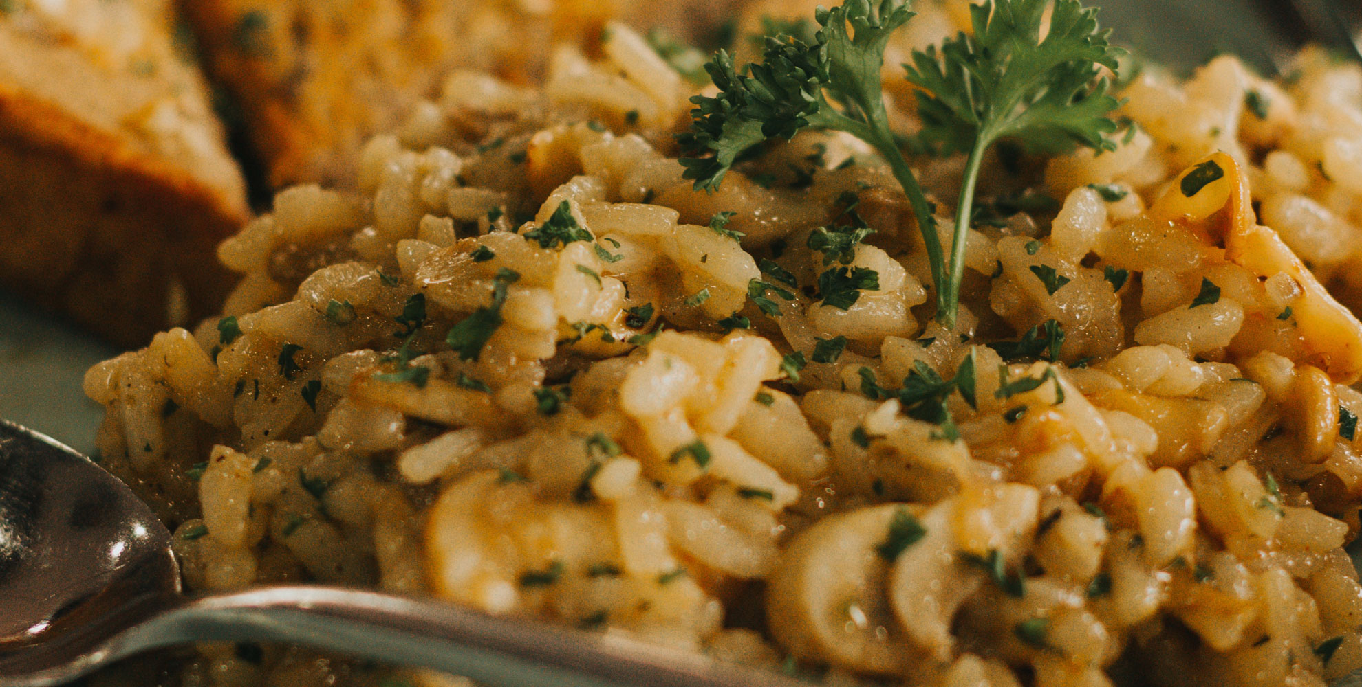 Wild mushroom risotto