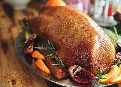 Roast goose