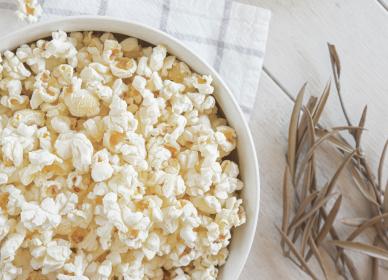 Rosemary and garlic popcorn