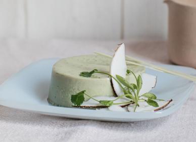 Coconut & Coriander Panna Cotta