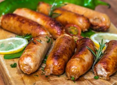 Sausages with Polenta and Gremolata