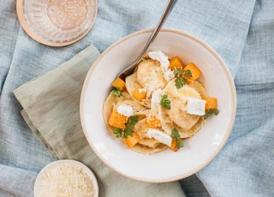 Goat's Cheese Ravioli