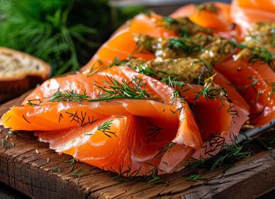 Salmon Gravadlax