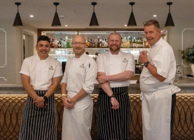 Team of Audley Head Chefs at the summer menu cook-off