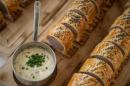 Freshly cooked sausage roll