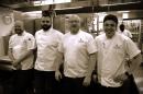 Chefs Micheal Houlden, Gurpreet Singh, Kevin Connor, Alistaire Eckles
