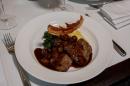 Calves liver with bacon, spinach, mashed potato and baby onion gravy (GF) - Summer menu 2026