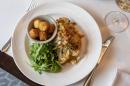 Cauliflower steak served with potato rosti and tomato salsa (VE) - Summer menu 2026
