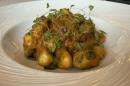 Potato gnocchi with sauteed courgette, tomato and basil sauce, and grated parmesan (N, V*) - Summer menu 2026