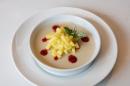 Summer pudding with clotted cream ice cream (N, V) - Summer menu 2026