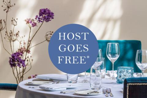 Host goes FREE with bookings of 10 or more*