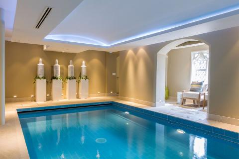 Swimming pool at Binswood Hall