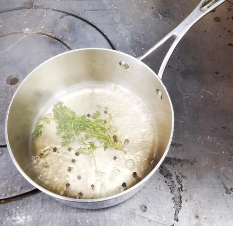 White wine sauce
