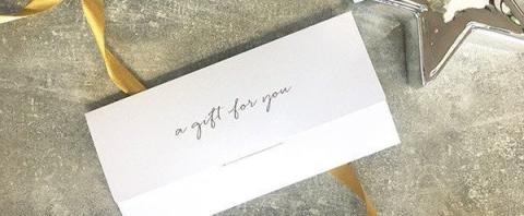 Gift voucher example