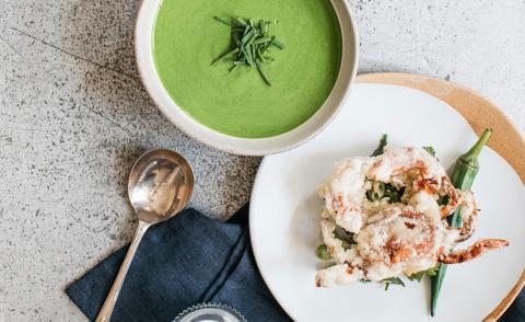Crab and Callaloo