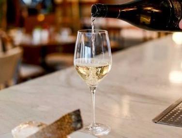 Glass of white wine